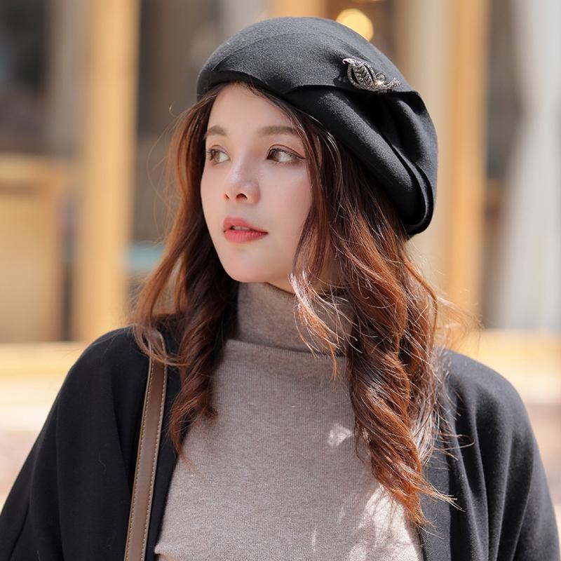 Berets Beret Women Fashionable Elegant Bud Ms. Autumn Joker Restoring Ancient Ways Of England French Bowknot Wool Hat, Black
Berets Beret Women Fashionable Elegant Bud Ms. Autumn Joker Restoring Ancient Ways Of England French Bowknot Wool Hat, Black