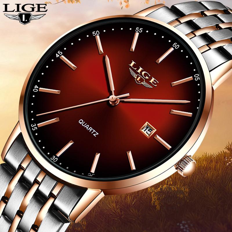 Wristwatches LIGE Casual Stainless Steel Fashion Quartz Gold Watch Men Watches Top Sport Waterproof Clock Relogio Masculino 202, All blue
Wristwatches LIGE Casual Stainless Steel Fashion Quartz Gold Watch Men Watches Top Sport Waterproof Clock Relogio Masculino 202, All blue