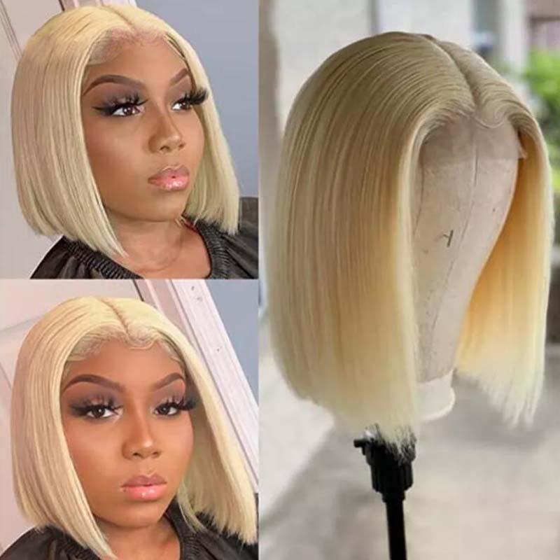 4x4 Lace Closure Blonde Bob Wig Blonde Closure Wig Remy Human Hair Straight Short Bob Wig Middle Part Seamless Lace Front Wig, As the picture shows
4x4 Lace Closure Blonde Bob Wig Blonde Closure Wig Remy Human Hair Straight Short Bob Wig Middle Part Seamless Lace Front Wig, As the picture shows