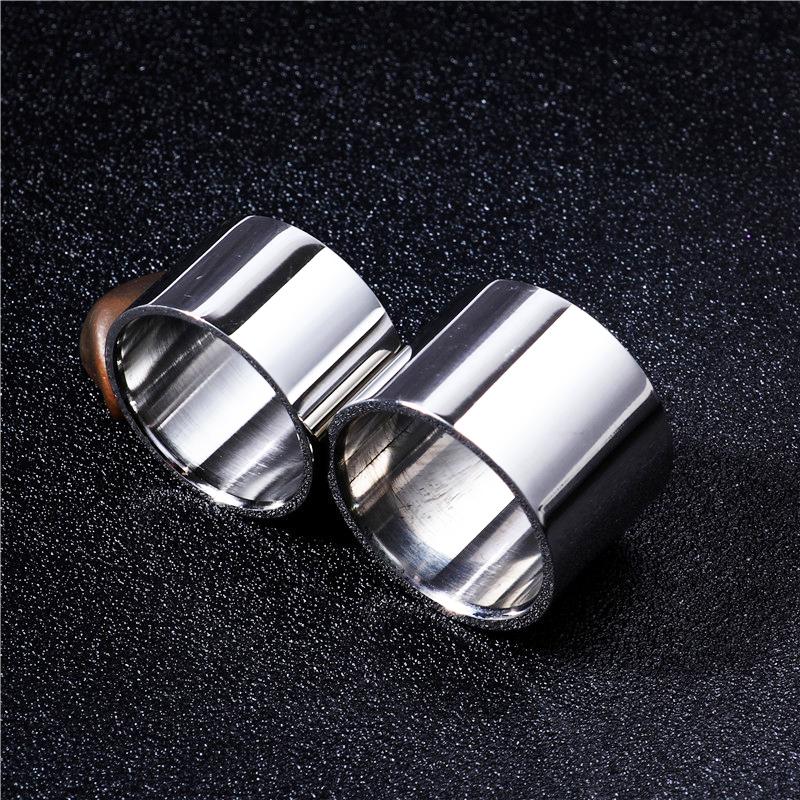 Cluster Rings Fashion Stainless Steel Wide 14mm 18mm For Couple Lovers Large Mirror Flat Men's Finger Ring Punk Male Accessories
Cluster Rings Fashion Stainless Steel Wide 14mm 18mm For Couple Lovers Large Mirror Flat Men's Finger Ring Punk Male Accessories