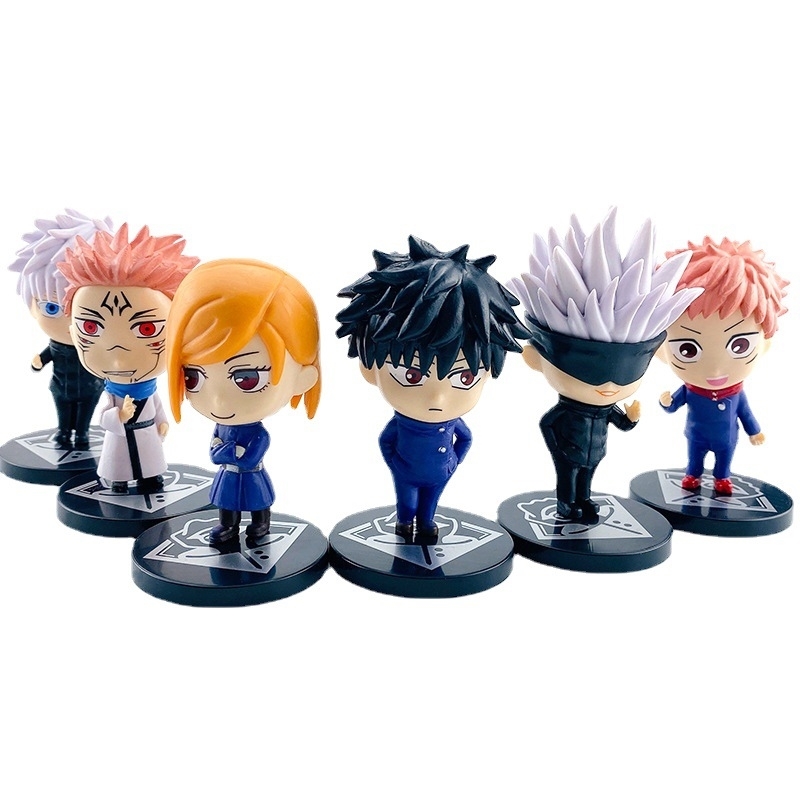 6 Japanese anime Charms back war, big hands around to do five Wuwu model, twisted egg doll
6 Japanese anime Charms back war, big hands around to do five Wuwu model, twisted egg doll