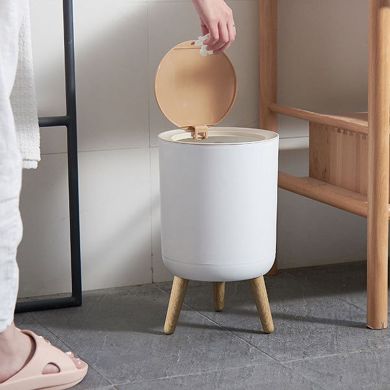 Fashion Trash Can High Foot Imitation Wood pastic Desktop with Press Cover Dustbin iving Room Toiet Kitchen Garbage Bucket
Fashion Trash Can High Foot Imitation Wood pastic Desktop with Press Cover Dustbin iving Room Toiet Kitchen Garbage Bucket