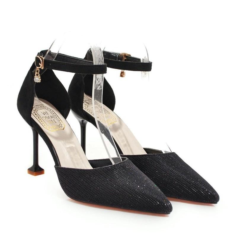 Dress Shoes European Fine Wind With High Heel Shallow Mouth Pointed Hollow Sequin Sexy Nightclubs Thin Word Women Sanda Y21-82, Black
Dress Shoes European Fine Wind With High Heel Shallow Mouth Pointed Hollow Sequin Sexy Nightclubs Thin Word Women Sanda Y21-82, Black