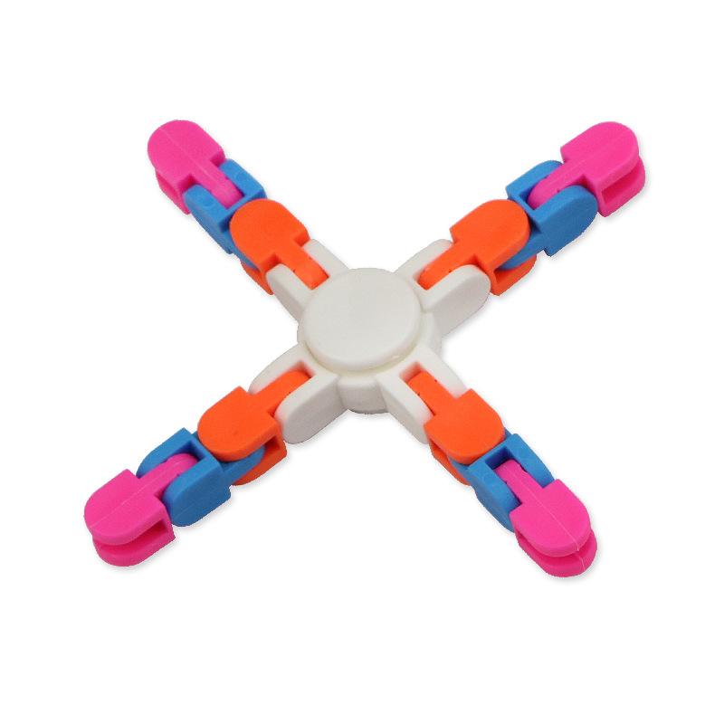 Wacky Tracks Spinner Snap and Click Fidget Toy Game Finger Sensory Toys Snake Puzzles for Teen Kid Adult Stress Relief Party Fillers Favours