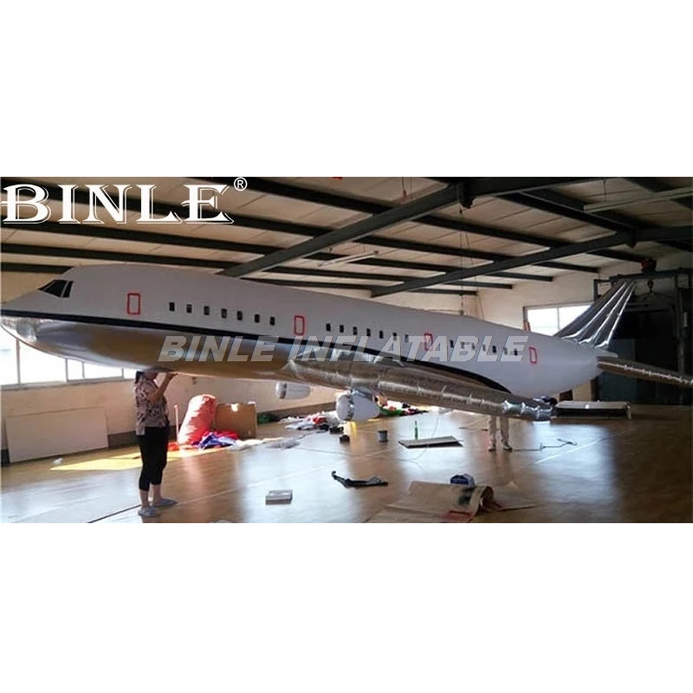 Super Quality logo printable Large inflatable airplane aircraft Model air balloon decoration toys sport for advertising