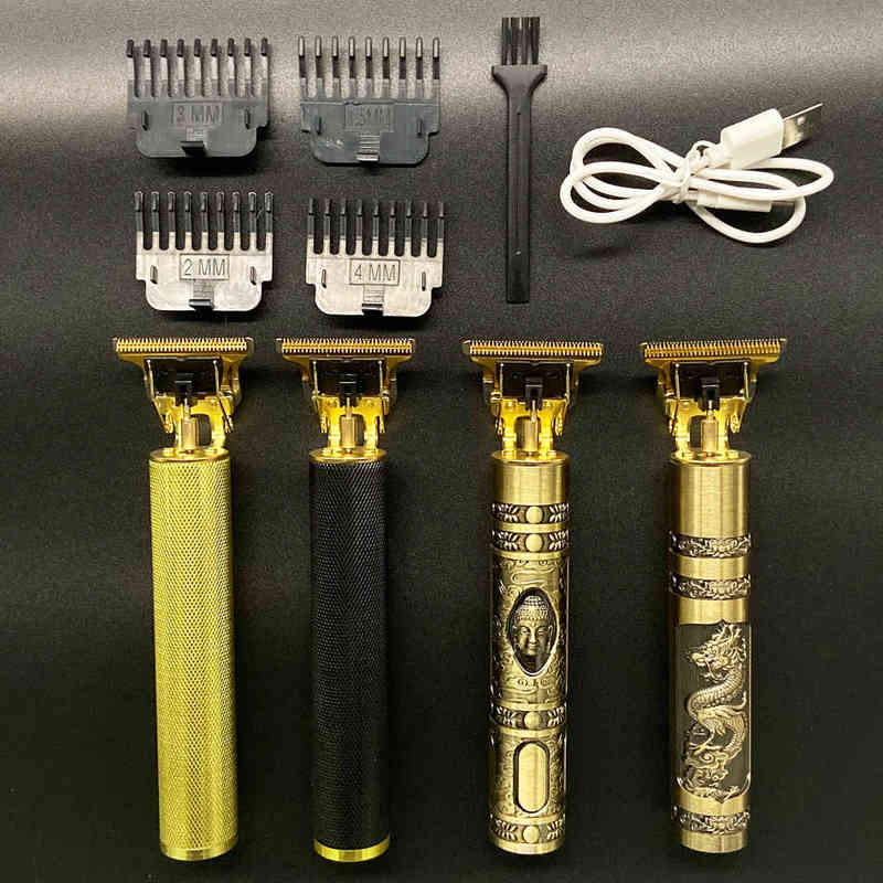 Professional Hair Clippers Barber Haircut Sculpture Cutter Rechargeable Razor Trimmer Adjustable Cordless Edge for Men 220112