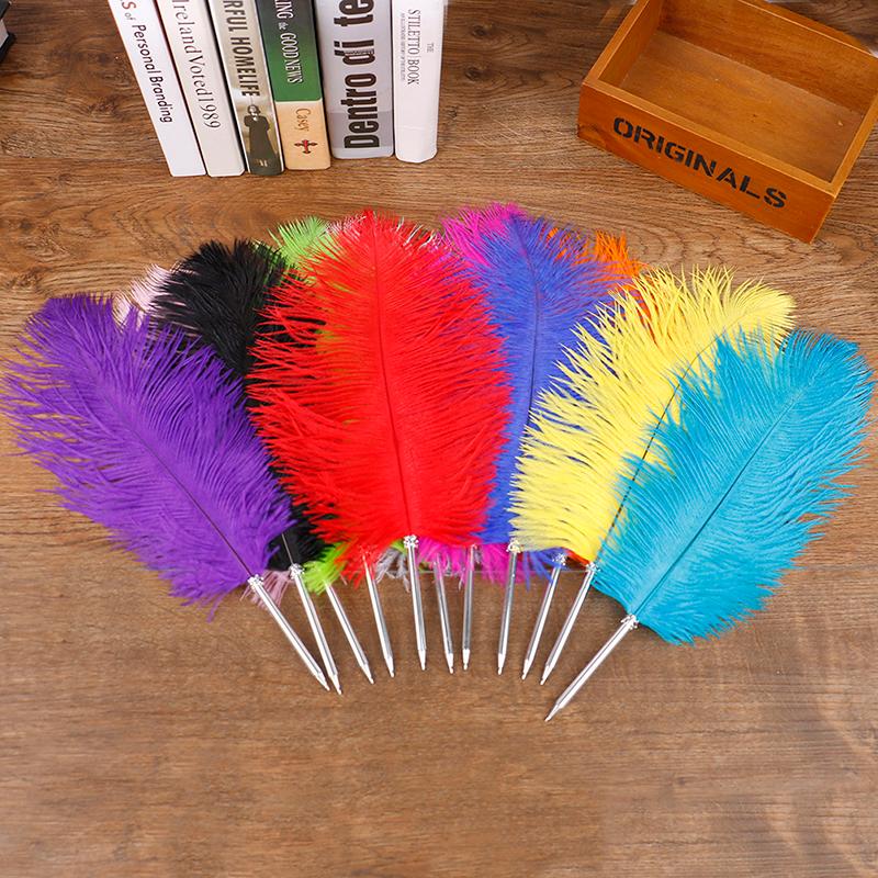 Ballpoint Pens Ostrich Feather Guest Book Quill Pen Wedding Party Wonderful Gift Signature, Red
Ballpoint Pens Ostrich Feather Guest Book Quill Pen Wedding Party Wonderful Gift Signature, Red