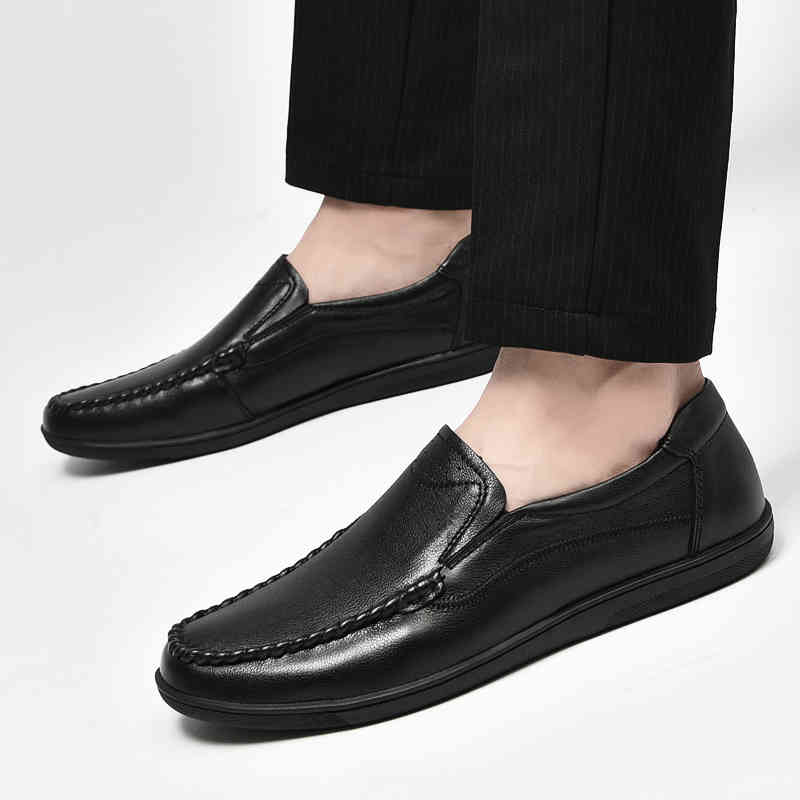 dress shoes genuine leather men autumn business lace up soft sole male casual black loafers non-slip sneakers man nw8l
dress shoes genuine leather men autumn business lace up soft sole male casual black loafers non-slip sneakers man nw8l