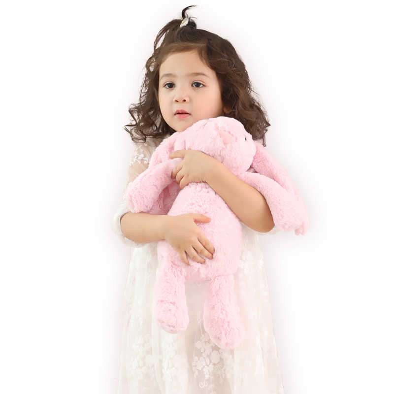 Cartoon Rabbit Doll Soft Long Ears Bunny Appease Toy Kids Cute Plush Stuffed Animal Sleeping Toys For Babies Q0727 S