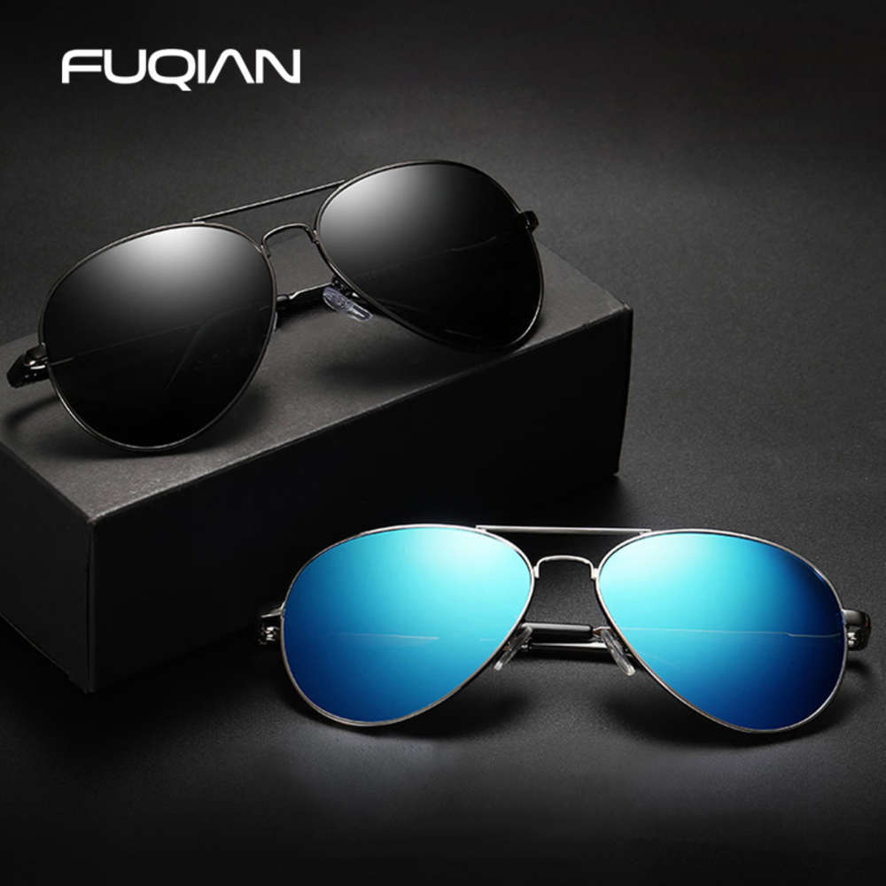 sunglasses Fuqian Classic Pilot Polarized Men Fashion Metals sunglasses Women Black Riding goggles UV400
sunglasses Fuqian Classic Pilot Polarized Men Fashion Metals sunglasses Women Black Riding goggles UV400