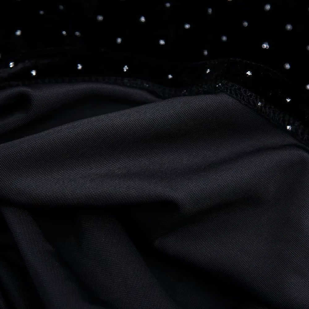 Women Dress Velvet Beading V-neck Short Dress Vintage Retro Elegant Chic Mini Woman Dresses 210709