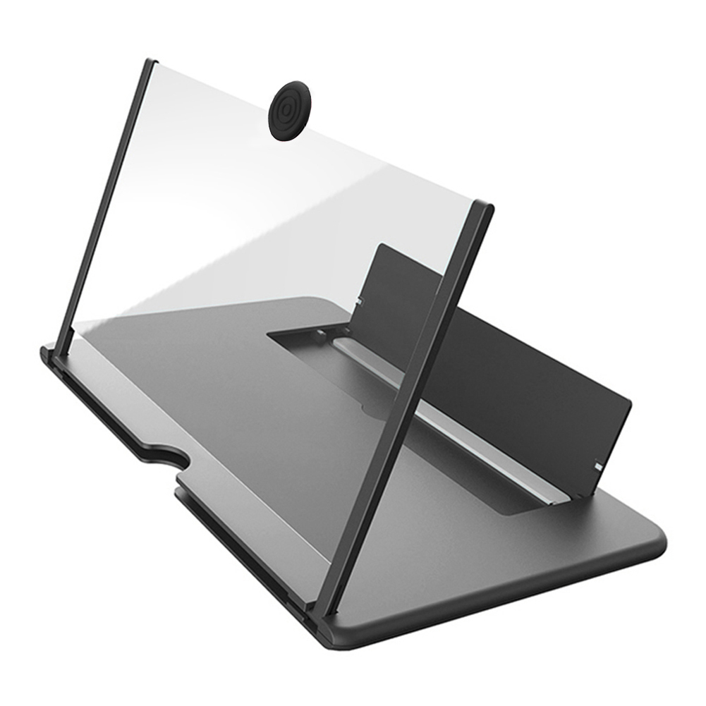 12 inch 3D Mobile Phone Screen Magnifier Holders HD Video Amplifier with Foldable Magnifying Glass Smart Stand Bracket2796734