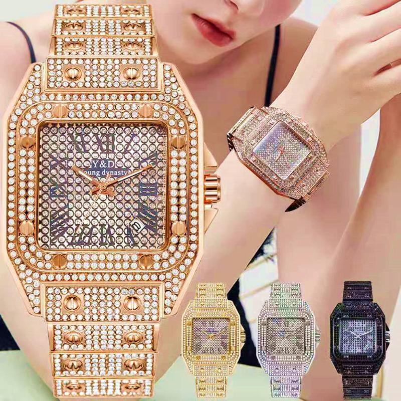 Wristwatches Watches For Women Mens Luxury Hip Hop Iced Out Gold Sliver Quartz Rectangle Rapper Wristwatch Watch, Slivery;brown
Wristwatches Watches For Women Mens Luxury Hip Hop Iced Out Gold Sliver Quartz Rectangle Rapper Wristwatch Watch, Slivery;brown