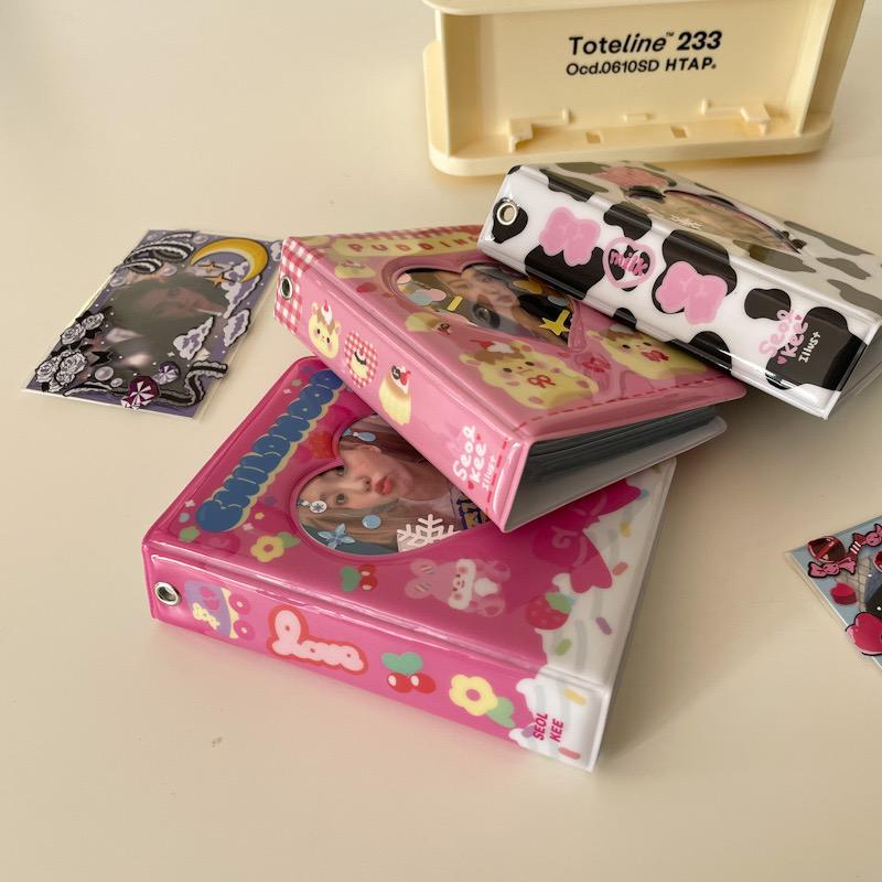 Card Holders Mini 3 Inch Heart Hollow Po Instax Instant PVC 40 Pocket Cow Picture Storage Idol Collect Book, Cake bear
Card Holders Mini 3 Inch Heart Hollow Po Instax Instant PVC 40 Pocket Cow Picture Storage Idol Collect Book, Cake bear