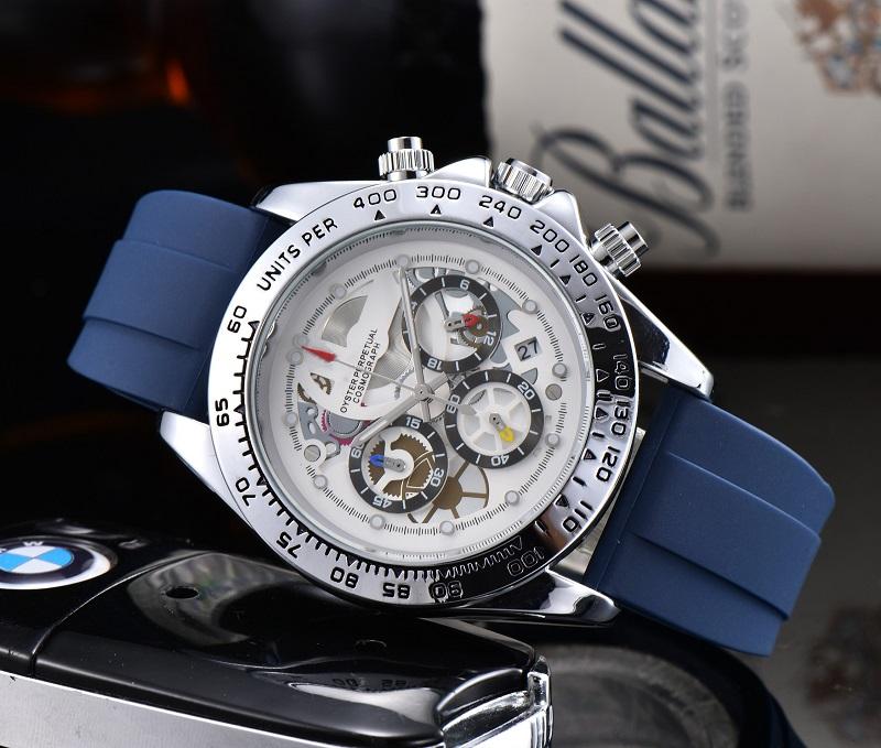 Stylish men's watch 2021 new high quality six needle all dial working quartz movement RLX brand rubber belt
Stylish men's watch 2021 new high quality six needle all dial working quartz movement RLX brand rubber belt