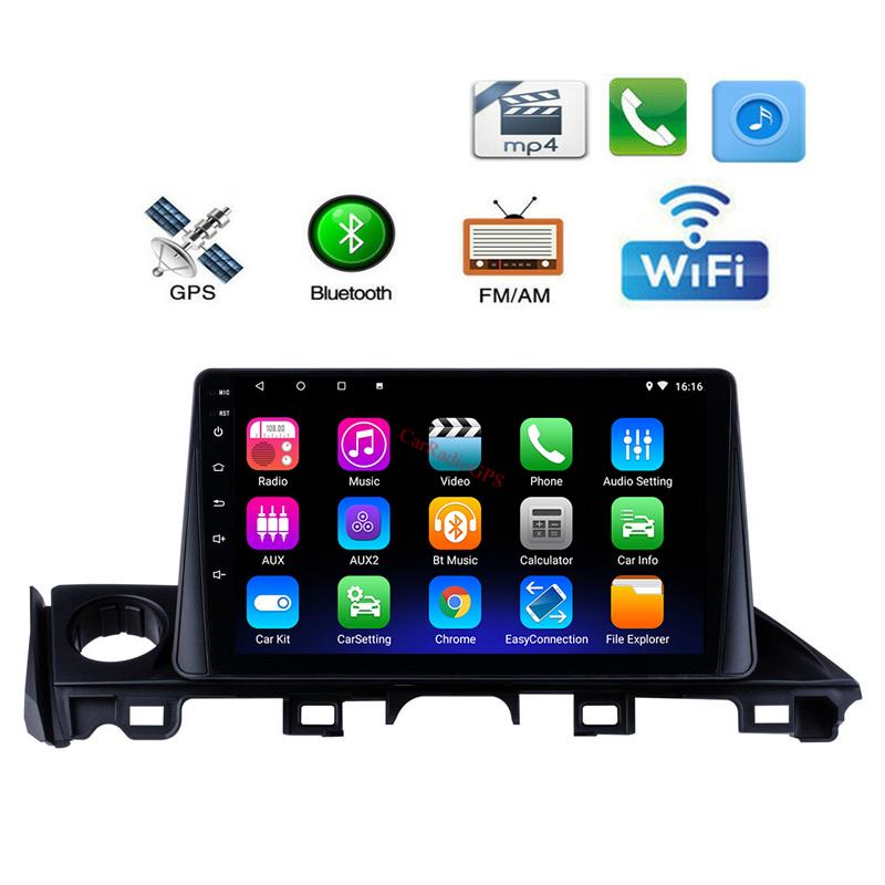 car dvd TouchScreen Player GPS Navigation system for Mazda ATENZA-2017 with USB 3G WIFI OBD2 Mirror Link 9 inch Android 10 HD