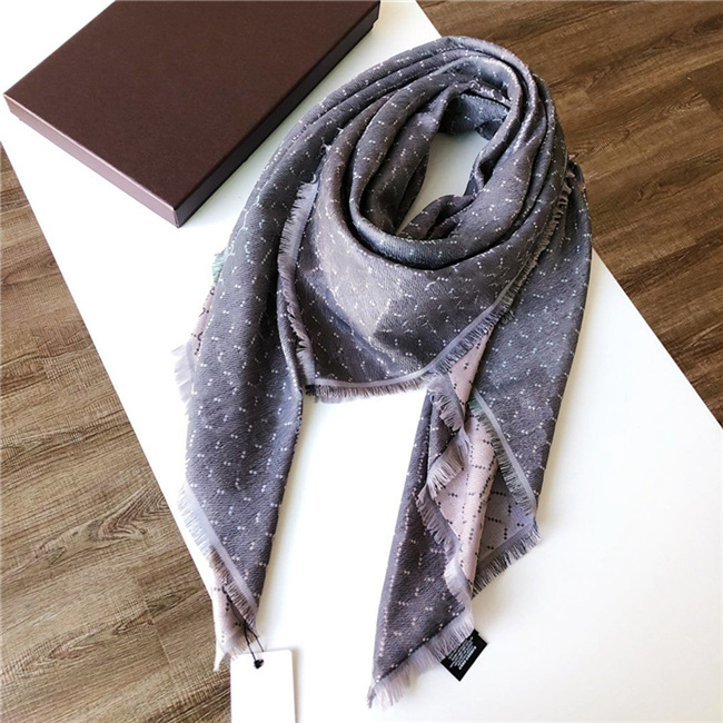 Wholesale brand scarves womens and men senior long Lamé shawls Fashion tourism soft Top Designer luxury gift printing Cotton Scarf