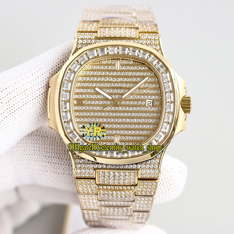 2021 YRF Paved Diamonds 5719 324SC 324CS Automatic Mens Watch Iced Out Square Diamond Bezel Gold Case Stick Markers Stainless Bracelet eternity Jewelry Watches 5711, Watch deep waterproof production cost
2021 YRF Paved Diamonds 5719 324SC 324CS Automatic Mens Watch Iced Out Square Diamond Bezel Gold Case Stick Markers Stainless Bracelet eternity Jewelry Watches 5711, Watch deep waterproof production cost