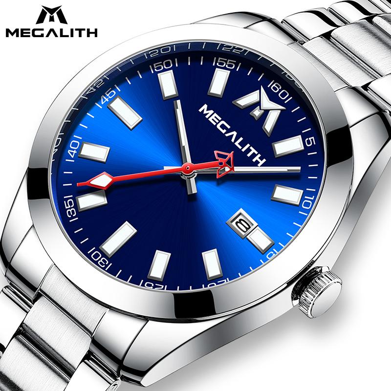 Top Watch Men Luminous Waterproof Analog Date Blue Face Quartz Watches Business Casual Clock 2021 Wristwatches, Slivery;brown
Top Watch Men Luminous Waterproof Analog Date Blue Face Quartz Watches Business Casual Clock 2021 Wristwatches, Slivery;brown