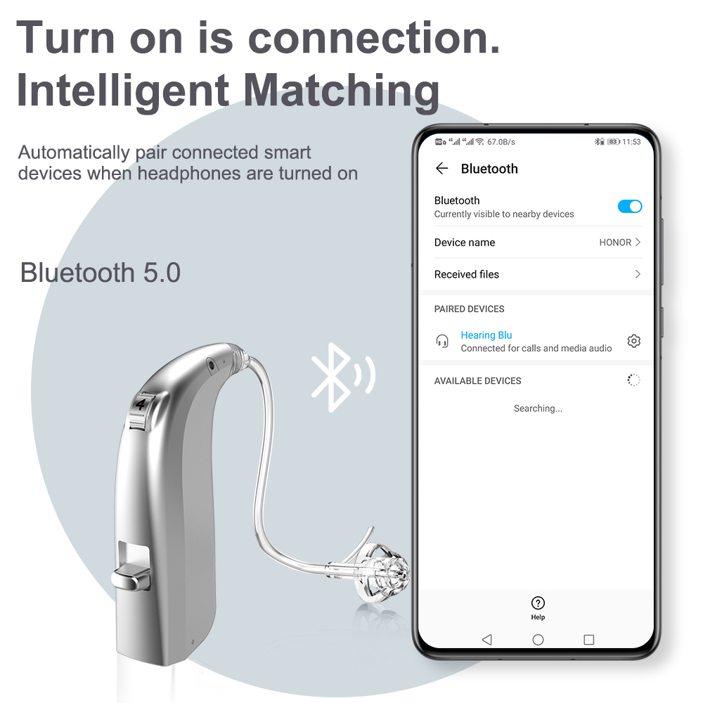 4 Channel Bluetooth Digital Hearing Aids Rechargeable Ear Sound Amplifier Professional Hearing Aid BTE Audifonos for DeafnessScouts
4 Channel Bluetooth Digital Hearing Aids Rechargeable Ear Sound Amplifier Professional Hearing Aid BTE Audifonos for DeafnessScouts