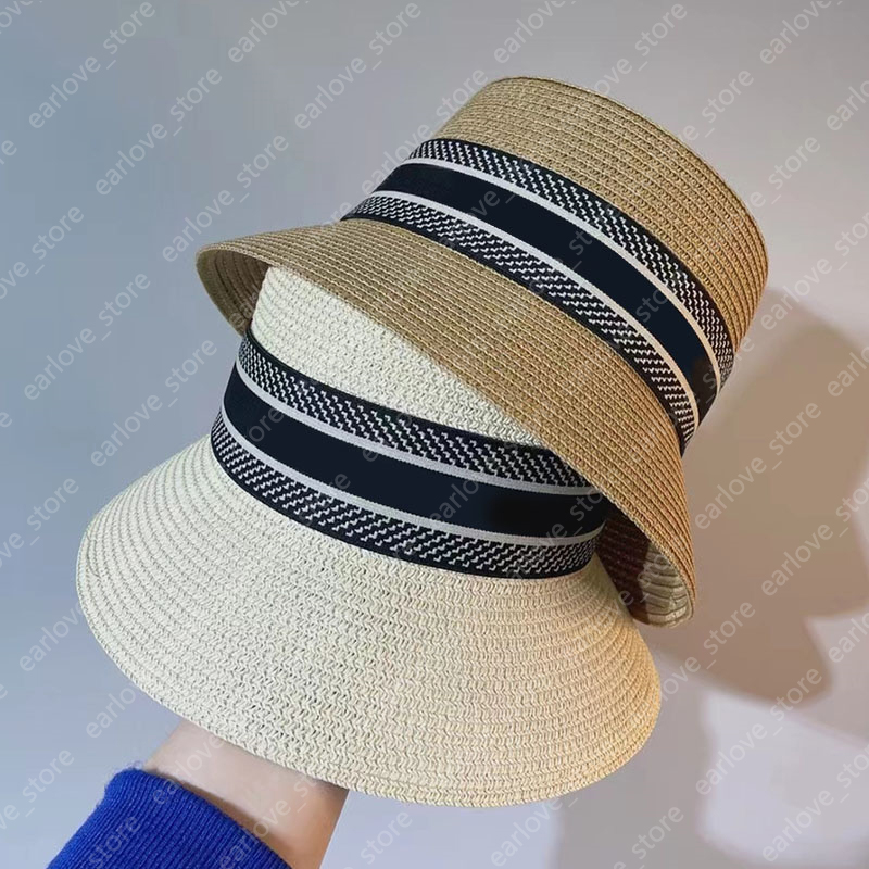 Summer Womens Wide Brim Hat Fashion Women Straw Hat Sun Protection Beach Bucket Hat Garden Styles Designers Caps Hats Women Resort Gorro, Blue;gray
Summer Womens Wide Brim Hat Fashion Women Straw Hat Sun Protection Beach Bucket Hat Garden Styles Designers Caps Hats Women Resort Gorro, Blue;gray