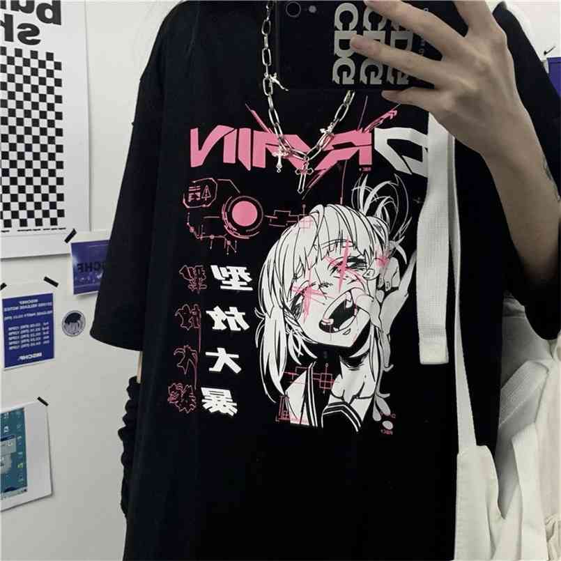 NiceMix vintage anime cartoon t shirt women clothes gothic tshirt streetwear print loose tops Korean summer black t-shirt 210708, Ch597black
NiceMix vintage anime cartoon t shirt women clothes gothic tshirt streetwear print loose tops Korean summer black t-shirt 210708, Ch597black