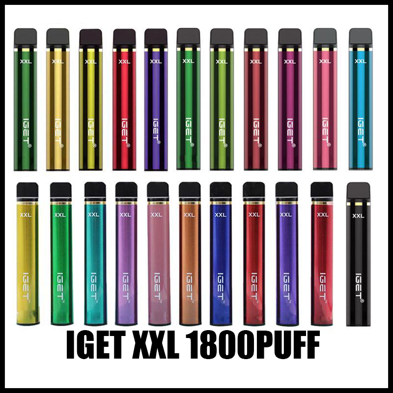 IGET XXL Disposable Vape Pod Device E Cigarettes 1800 Puffs 950MAh 7ML Prefilled Portable Vapes Stick Pen Vs Puff Bar Plus air bar max
IGET XXL Disposable Vape Pod Device E Cigarettes 1800 Puffs 950MAh 7ML Prefilled Portable Vapes Stick Pen Vs Puff Bar Plus air bar max