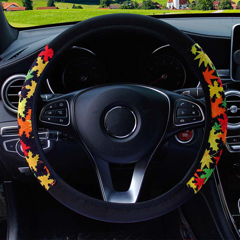 Elastic Car Steering Wheel Cover Truck Anti-Slip Styling Steering-wheel Covers Automobiles Interior Accessories