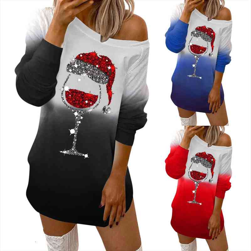 women autumn dresses long sleeve tie-dye christmas prints vestido o-neck off-shoulder loose casual party mini dress vestidos, Black;gray
women autumn dresses long sleeve tie-dye christmas prints vestido o-neck off-shoulder loose casual party mini dress vestidos, Black;gray