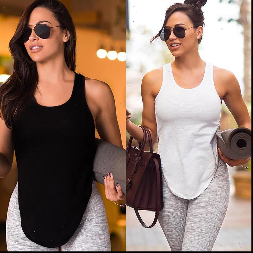 Womens Cami Gym Tank Top Women Clothes Summer Black White t Shirt Sleeveless Workout Tops Long High Low Sexy Fitness
Womens Cami Gym Tank Top Women Clothes Summer Black White t Shirt Sleeveless Workout Tops Long High Low Sexy Fitness