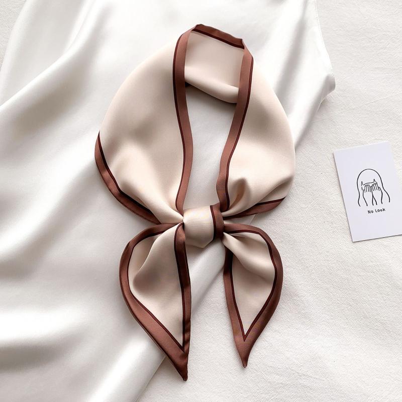 Scarves Spring Autumn Style Solid Color Fashion Silk Scarf Women Luxury Clavicle Headband Narrow Long Ribbon Tied Bag
Scarves Spring Autumn Style Solid Color Fashion Silk Scarf Women Luxury Clavicle Headband Narrow Long Ribbon Tied Bag