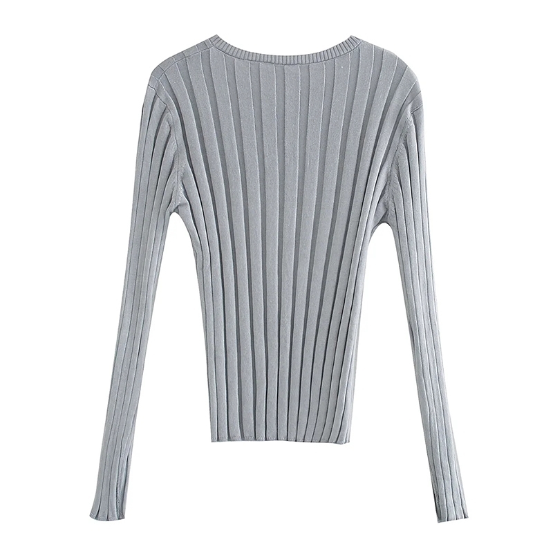 Slim Women Bomb Knitted Sweater Autumn Fashion Ladies Elegant Knitwear Streetwear Girls Pullovers Female Chic Tops 210430
