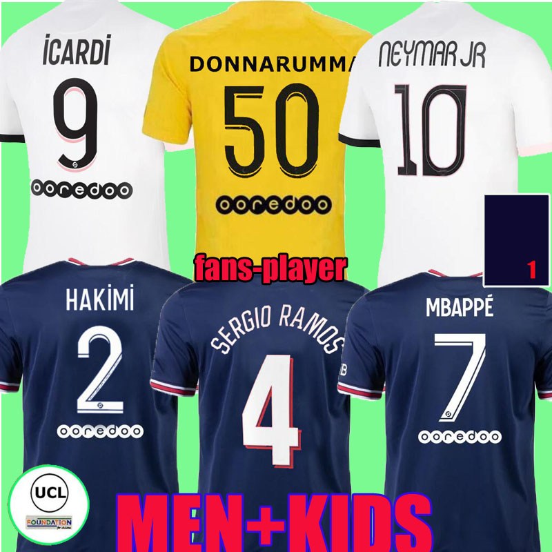 21 22 SERGIO RAMOS Hakimi Paris soccer jerseyS Maillots de football shirt 2021 2022 DI MARIA neymar MBAPPE women kids kit long sleeve Wijnaldum fans player version PSg, Home+patch
21 22 SERGIO RAMOS Hakimi Paris soccer jerseyS Maillots de football shirt 2021 2022 DI MARIA neymar MBAPPE women kids kit long sleeve Wijnaldum fans player version PSg, Home+patch