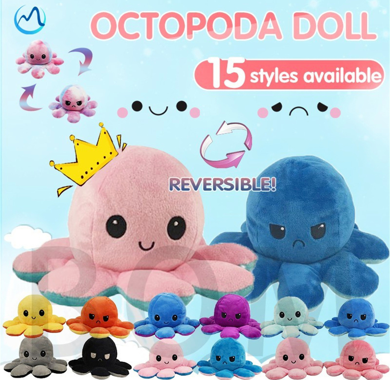 2021 Newest Cute Flip Octous Toy Reverse Kids Pulpo Toys Octous Supplies Christmas Cuddly Toys Birthday Gifts Emotion Ornaments party GIfts
2021 Newest Cute Flip Octous Toy Reverse Kids Pulpo Toys Octous Supplies Christmas Cuddly Toys Birthday Gifts Emotion Ornaments party GIfts