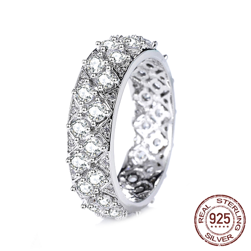 Original 925 Sterling Silver Rings Unique Design CZ Paved Austrian Zircon Fashion Women Ring Wedding Jewelry J-304
Original 925 Sterling Silver Rings Unique Design CZ Paved Austrian Zircon Fashion Women Ring Wedding Jewelry J-304