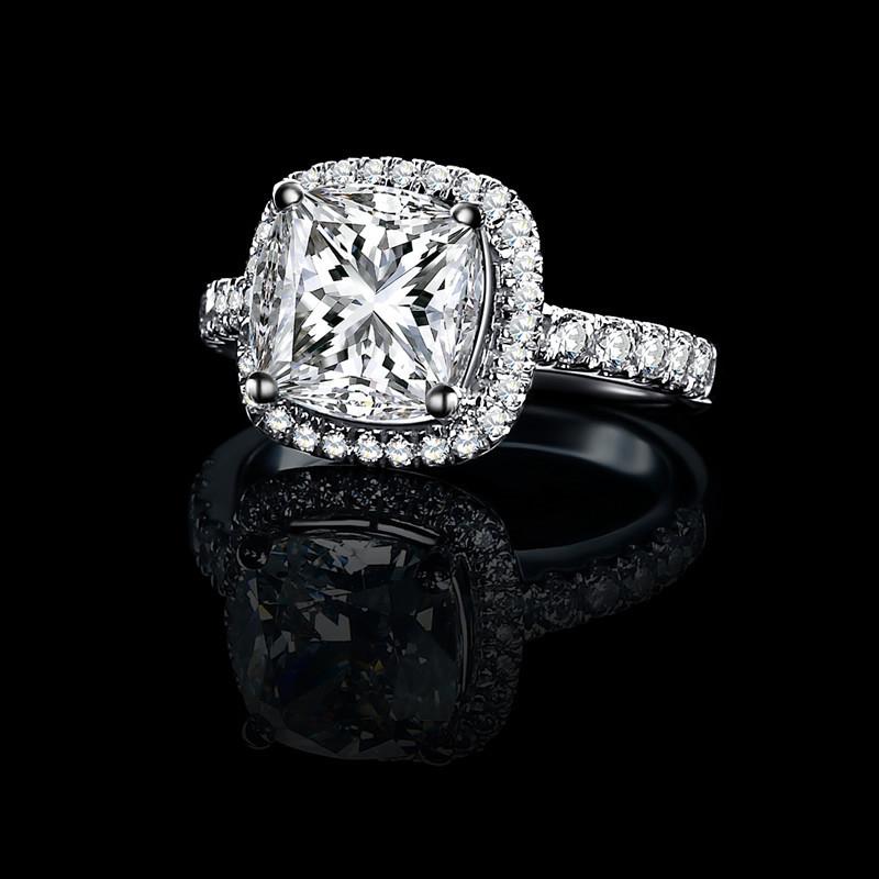 Cluster Rings 925 Sterling Silver 3 Ct Real Solid SONA Diamond Ring For Women Fine Elegent Jewelry Inscribed Luxury Wedding Engagrment Gifts, Golden;silver
Cluster Rings 925 Sterling Silver 3 Ct Real Solid SONA Diamond Ring For Women Fine Elegent Jewelry Inscribed Luxury Wedding Engagrment Gifts, Golden;silver