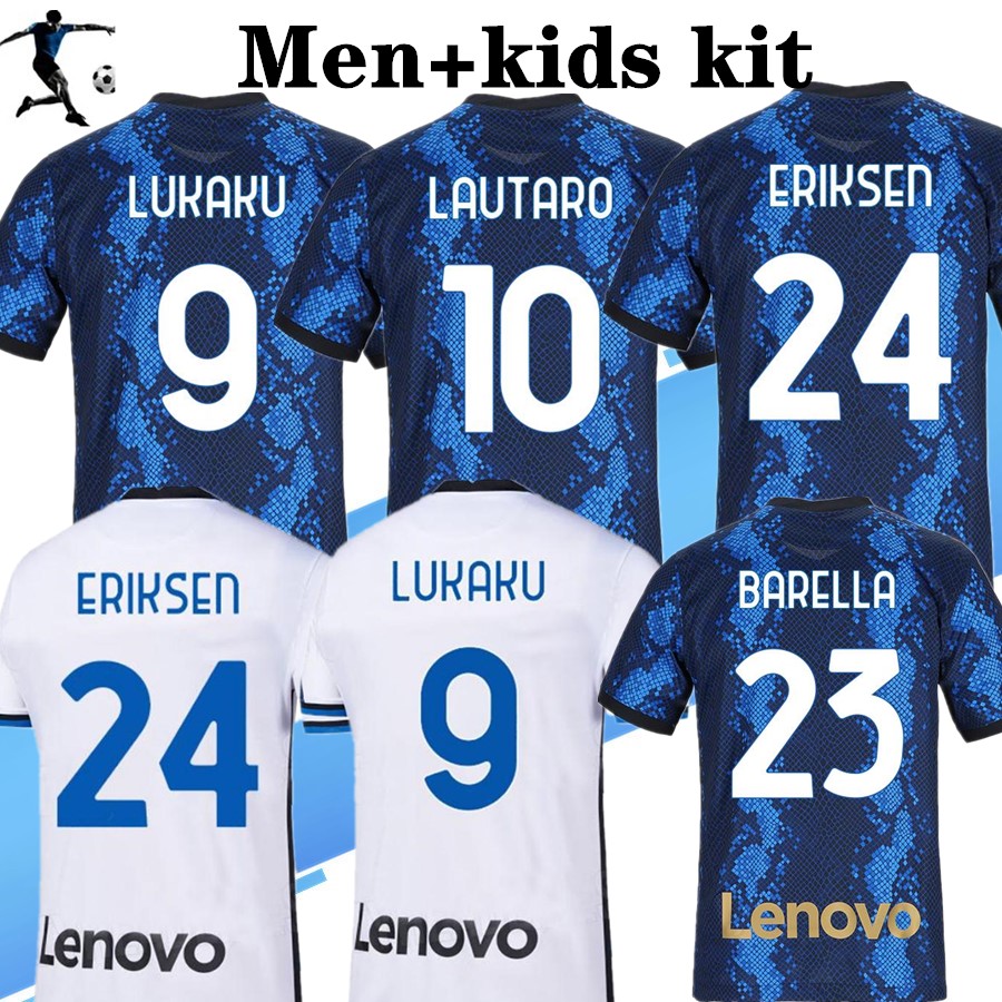 2021 2022 4th BARELLA LUKAKU LAUTARO Inter home away 3rd soccer jerseys BARELLA maglia 20 21 football top shirt Men boys Kids Kits sets uniform, 21/22 home
2021 2022 4th BARELLA LUKAKU LAUTARO Inter home away 3rd soccer jerseys BARELLA maglia 20 21 football top shirt Men boys Kids Kits sets uniform, 21/22 home