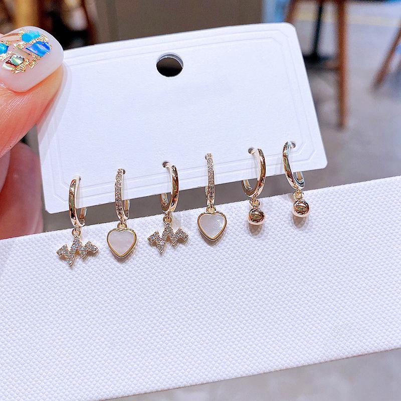 Hoop & Huggie Trendy Mix Design Hanging Earrings For Women Gold Color Plated Shell Heart Pendant Jewelry
Hoop & Huggie Trendy Mix Design Hanging Earrings For Women Gold Color Plated Shell Heart Pendant Jewelry