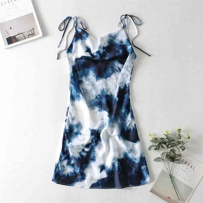 tie dye Spaghetti Strap Mini summer Dress Women Club party sexy bodycon dresses short dress for girls 210524, Blue
tie dye Spaghetti Strap Mini summer Dress Women Club party sexy bodycon dresses short dress for girls 210524, Blue