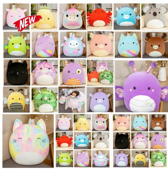 25-40cm Squishmallow dolls Twenty styles Gummy colorful doll unicorn cat pig bee dinosaur pillow plush toy Christmas gift CY15
25-40cm Squishmallow dolls Twenty styles Gummy colorful doll unicorn cat pig bee dinosaur pillow plush toy Christmas gift CY15