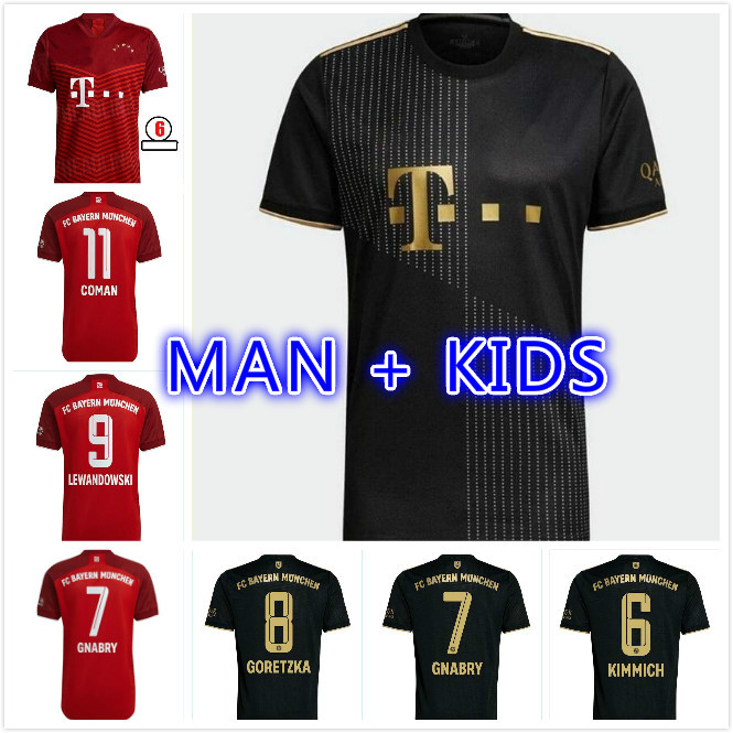 21 22 BAYERN soccer jerseys COUTINHO VIDAL LEWANDOWSKI MULLER ROBBEN SULE SANE 2021 muNich adult men + kids kit sports Football shirt, Black;yellow
21 22 BAYERN soccer jerseys COUTINHO VIDAL LEWANDOWSKI MULLER ROBBEN SULE SANE 2021 muNich adult men + kids kit sports Football shirt, Black;yellow