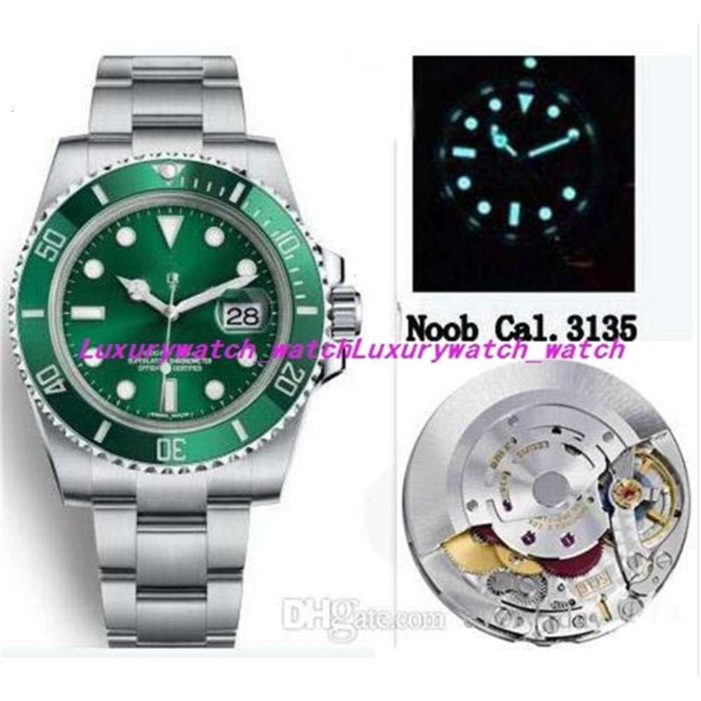 Luxury Super 904L Steel V11 Version Mens Automatic Cal 3135 Watch Black Green Ceramic Bezel Dial 116610 ETA Waterproof Men Watches donatella
Luxury Super 904L Steel V11 Version Mens Automatic Cal 3135 Watch Black Green Ceramic Bezel Dial 116610 ETA Waterproof Men Watches donatella