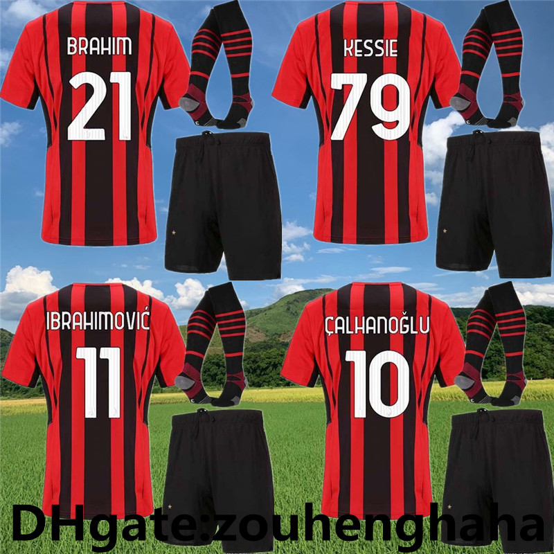 Kids Milan Soccer Jersey Sets 2021 22 Home Away IBRAHIMOVIC PIATEK AC PAQUETA SUSO HIGUAIN CALHANOGLU CALDARA child football shirt kit socks, Black
Kids Milan Soccer Jersey Sets 2021 22 Home Away IBRAHIMOVIC PIATEK AC PAQUETA SUSO HIGUAIN CALHANOGLU CALDARA child football shirt kit socks, Black