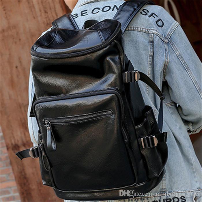 Factory wholesale men handbag multi-pocket fashion backpack outdoor travel leather leisure backpacks personalized leathersstudent bag, Black
Factory wholesale men handbag multi-pocket fashion backpack outdoor travel leather leisure backpacks personalized leathersstudent bag, Black