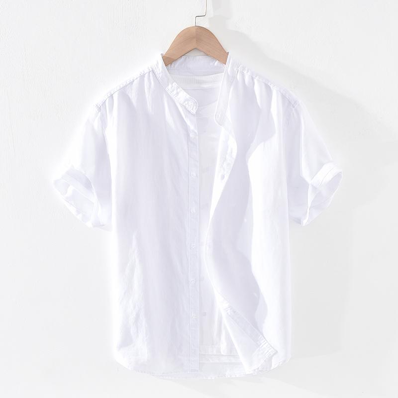 Men's Casual Shirts Summer Short Sleeve For Men Solid White Classical Cotton Linen Oversize Tops Male Button Up Shirt Clothing, Black
Men's Casual Shirts Summer Short Sleeve For Men Solid White Classical Cotton Linen Oversize Tops Male Button Up Shirt Clothing, Black
