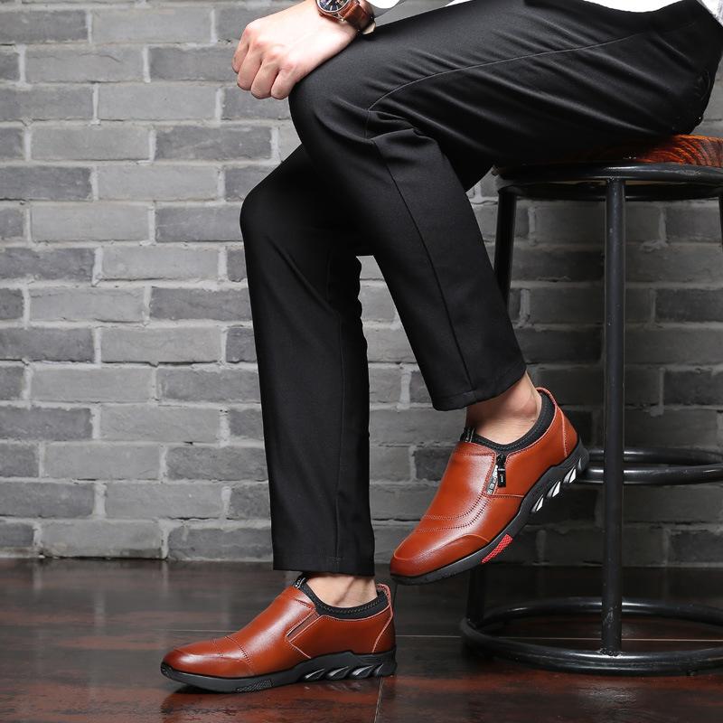 Dress Shoes Men Casual Leather Trend Fashion Comfortable Low-Top Sneakers Black Blue Brown Boys Single
Dress Shoes Men Casual Leather Trend Fashion Comfortable Low-Top Sneakers Black Blue Brown Boys Single