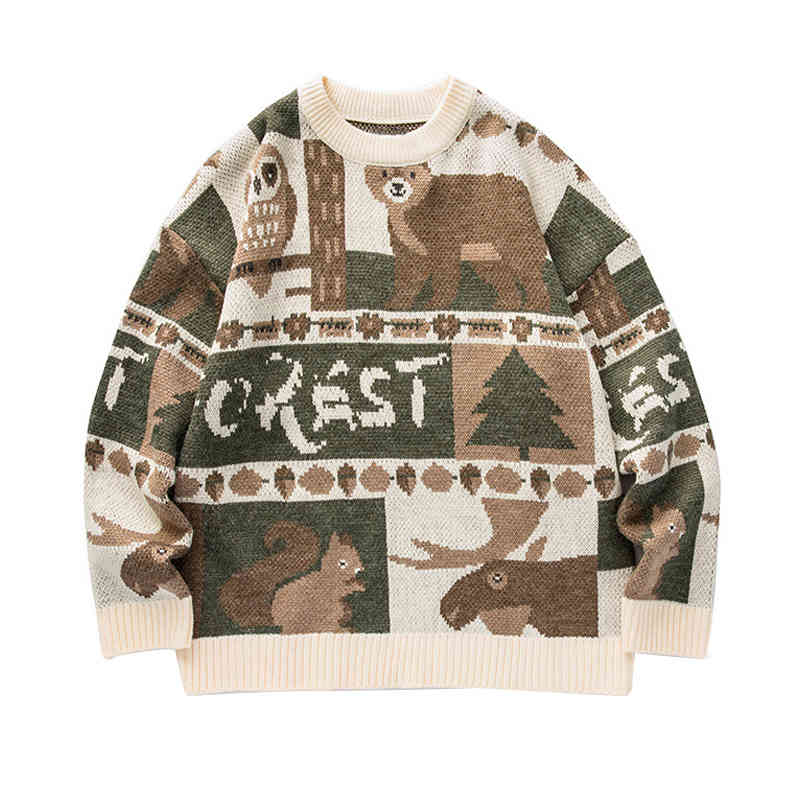 Women's Sweaters Christmas Jumper Korean Khaki Knitted Sweater Bear Pattern Block Long Sleeve Oversized Couples Casual Pullovers 841R, 1# shoe box
Women's Sweaters Christmas Jumper Korean Khaki Knitted Sweater Bear Pattern Block Long Sleeve Oversized Couples Casual Pullovers 841R, 1# shoe box