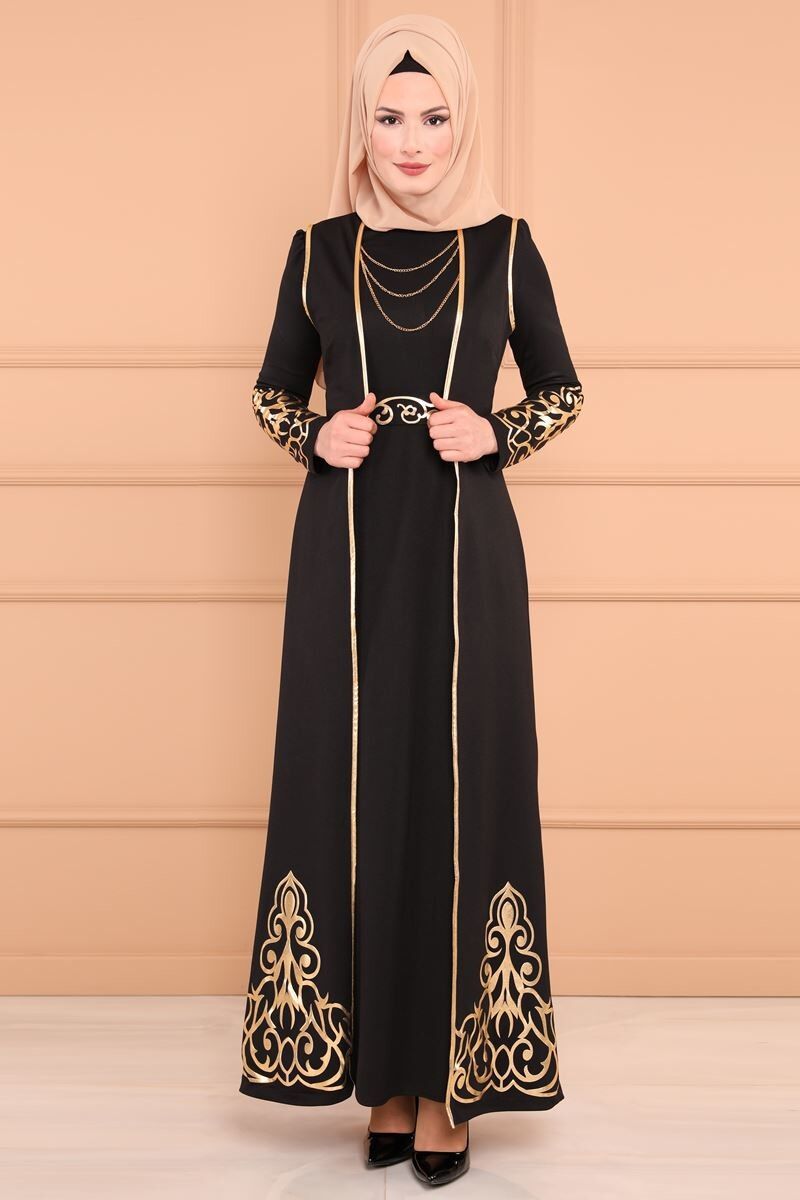 Two Pieces Set Kaftan Abaya Dress and Vest Muslim Women Splice Applique Long Robe Kimono Juhab Middle East Arab Islamic Clothing
Two Pieces Set Kaftan Abaya Dress and Vest Muslim Women Splice Applique Long Robe Kimono Juhab Middle East Arab Islamic Clothing