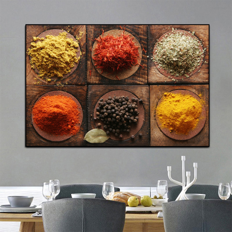Canvas Painting Wall Art Fresh Fruit and Vegetables Kitchen Posters and Prints Wall Picture for Kitchen Room Home Decoration
