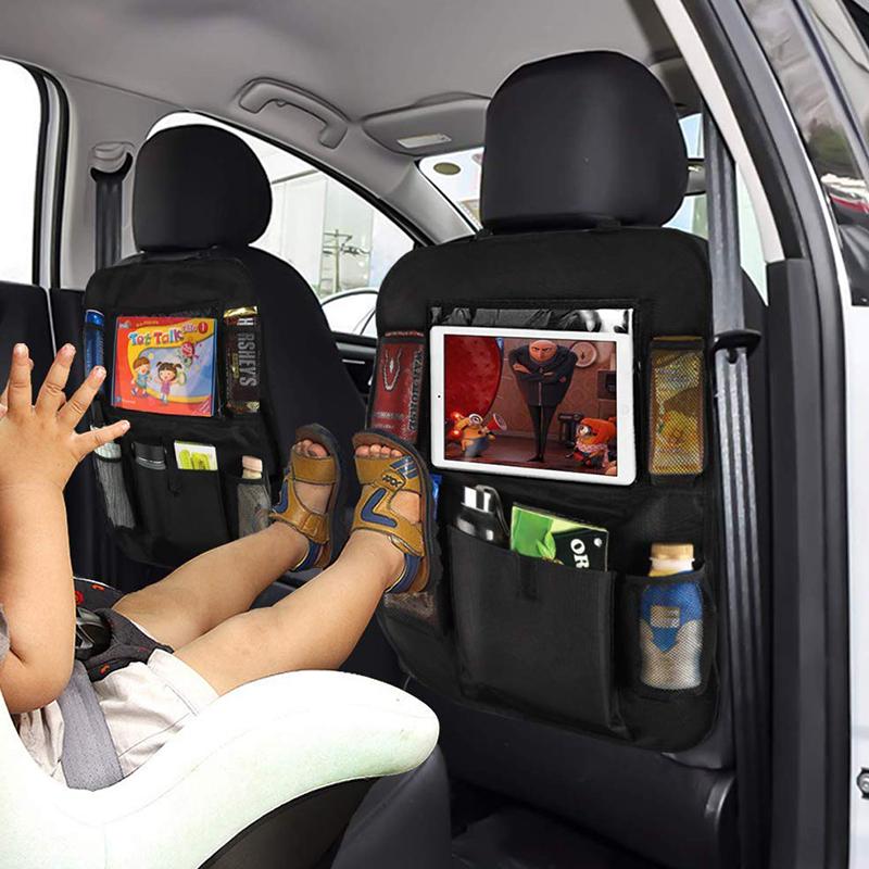 Car Organizer Seat Back Multi-Pocket Storage Bag Tablet Holder